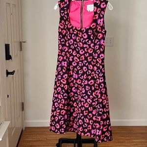 Kate Spade Kimi Pink Animal Print Dress. Size 4
